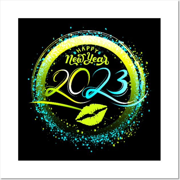 Happy new year...! Wall Art by GraphXFashions